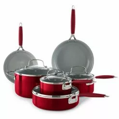 Food Network™ 10-pc. Nonstick Ceramic Cookware Set Red 24 Food Network™ 10-pc. Nonstick Ceramic Cookware Set Red -Food Network Shop unnamed file 10