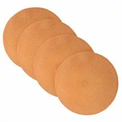 Food Network™ Round Placemat 4-pk. Coral -Food Network Shop unnamed file 1028