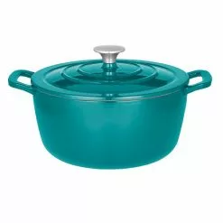 Food Network™ 5-qt. Enameled Cast-Iron Dutch Oven Turquoise -Food Network Shop unnamed file 106