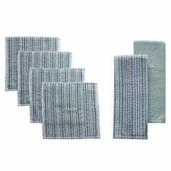 Food Network™ Awning Stripe Kitchen Towel & Dishcloth 6-pk. Cobalt -Food Network Shop unnamed file 1066