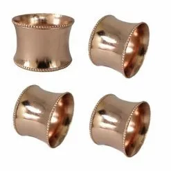 Food Network™ 4-pc. Metal Napkin Ring Set Rose Gold -Food Network Shop unnamed file 1080