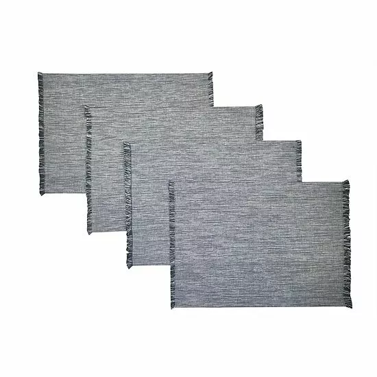 Food Network™ Chindi Fringe Placemat 4-pk. 3 Food Network™ Chindi Fringe Placemat 4-pk.