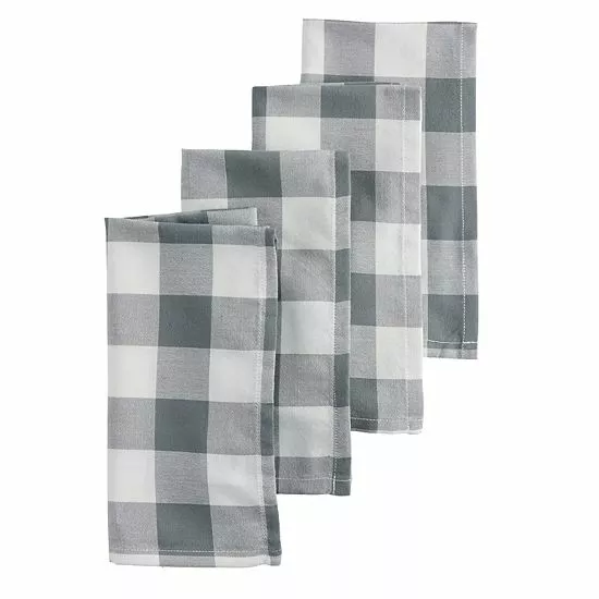 Food Network™ Gingham Dinner Napkin 4-pk. 3 Food Network™ Gingham Dinner Napkin 4-pk.