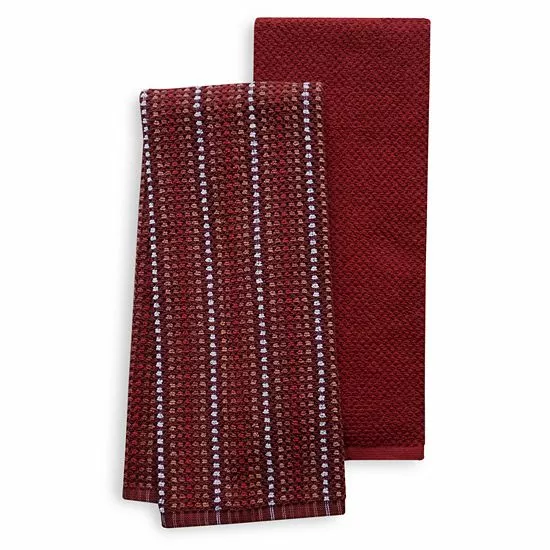 Food Network™ Awning Stripe Kitchen Towel 2-pk. Brown 14 Food Network™ Awning Stripe Kitchen Towel 2-pk. Brown - Image 12