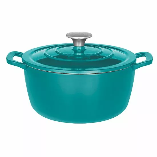 Food Network™ 3.5-qt. Enameled Cast-Iron Dutch Oven White 4 Food Network™ 3.5-qt. Enameled Cast-Iron Dutch Oven White - Image 2