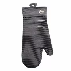 Food Network™ Stripe Silicone Oven Mitt Black -Food Network Shop unnamed file 514