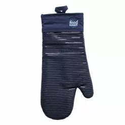 Food Network™ Stripe Silicone Oven Mitt Black -Food Network Shop unnamed file 516