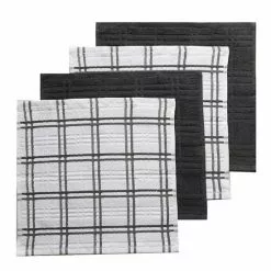 Food Network™ Plaid Dishcloth 4-pk. Aqua -Food Network Shop unnamed file 587