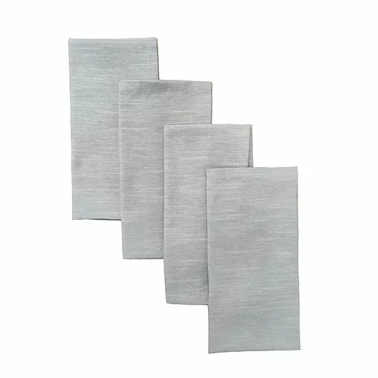 Food Network™ Easy-Care Linen Dinner Napkin 4-pk. Aqua 8 Food Network™ Easy-Care Linen Dinner Napkin 4-pk. Aqua - Image 6