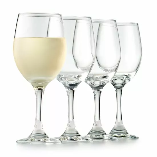 Food Network™ Modesto 4-pc. White Wine Glass Set 3 Food Network™ Modesto 4-pc. White Wine Glass Set