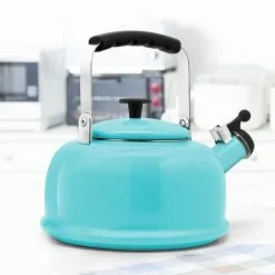 Food Network™ Rosie Whistling Tea Kettle Aqua -Food Network Shop unnamed file 867