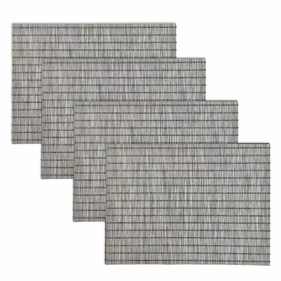 Food Network™ Basketweave Placemat 4-pk. Gray 7 Food Network™ Basketweave Placemat 4-pk. Gray - Image 5